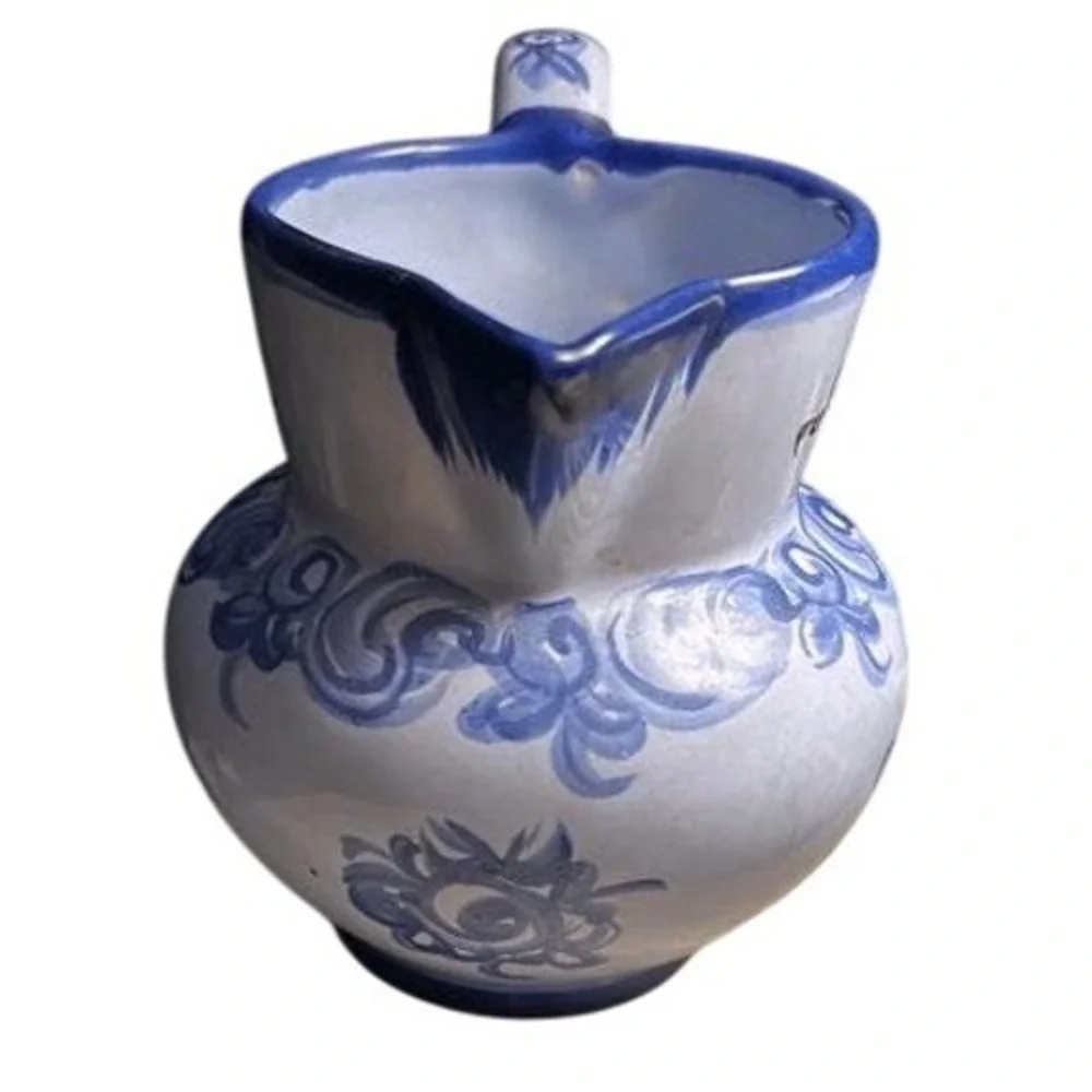 VTG. Vestal Alcobaça‎ Portugal Hand Painted Pitcher 5
